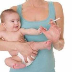 Тютюн кърмене на бебето